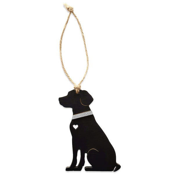 Custom Black Lab Gift Tag Ornament