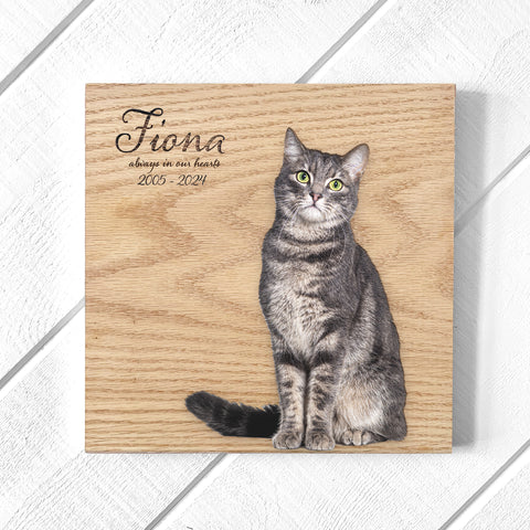 Custom 12x12 Petrichor Wall Art (Natural Wood Grain)