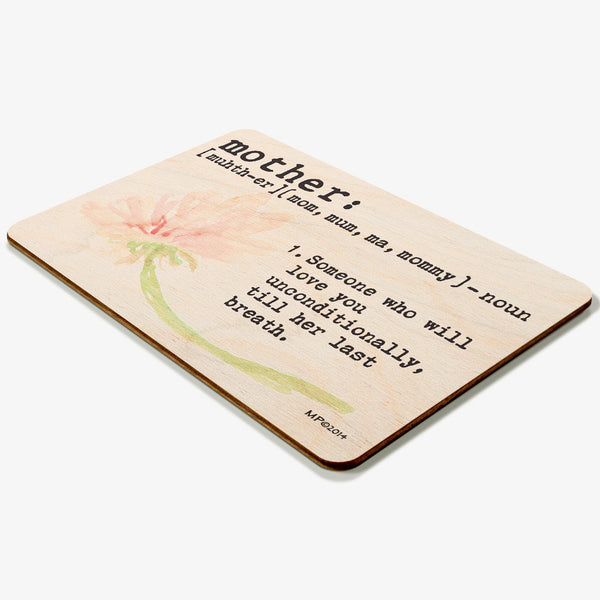 Mother ~ Definition Postcard