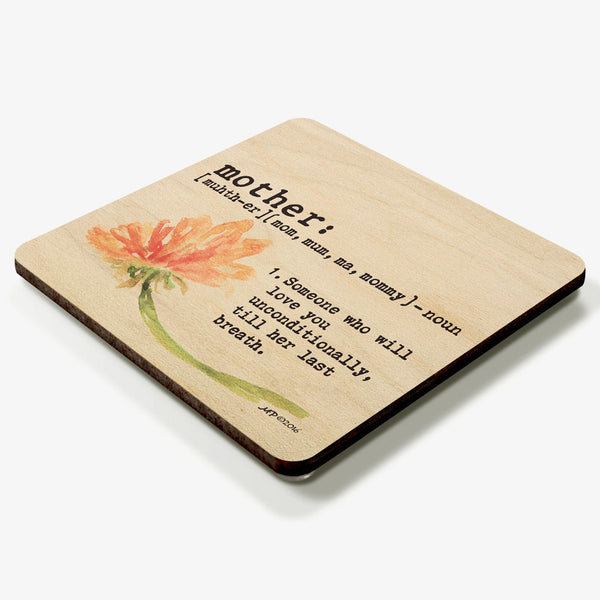 Mother ~ Definition Coaster