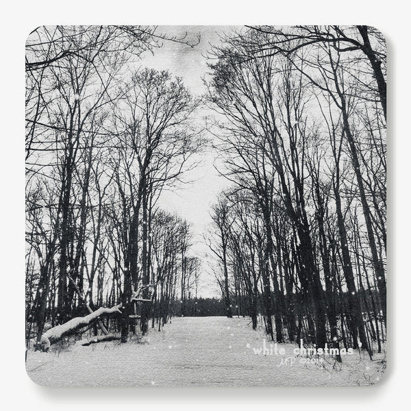 White Christmas Coaster