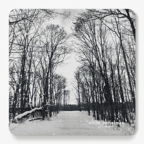 White Christmas Coaster
