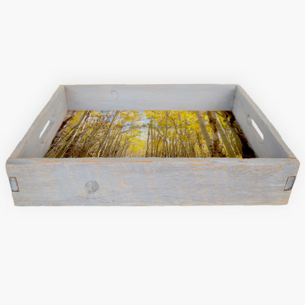Golden Light Serving Tray