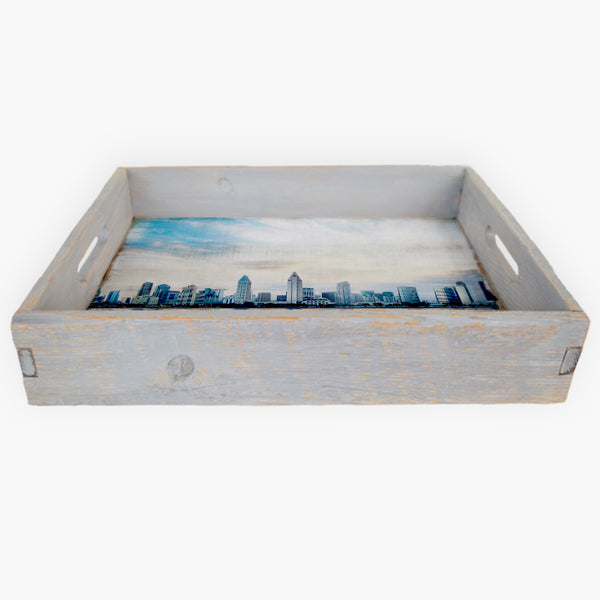 Golden Shadows Serving Tray