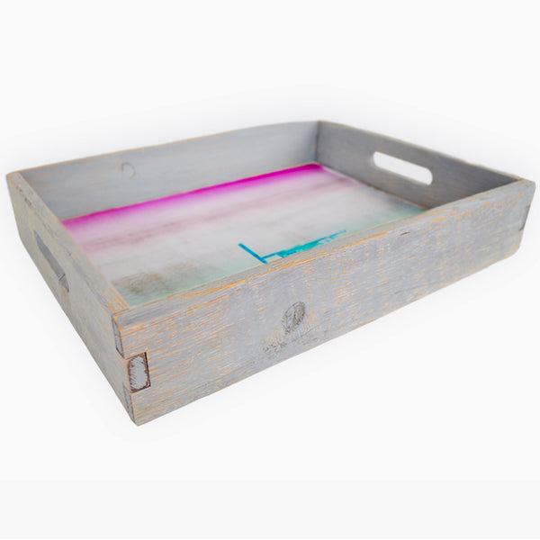 Happy Sanding Serving Tray