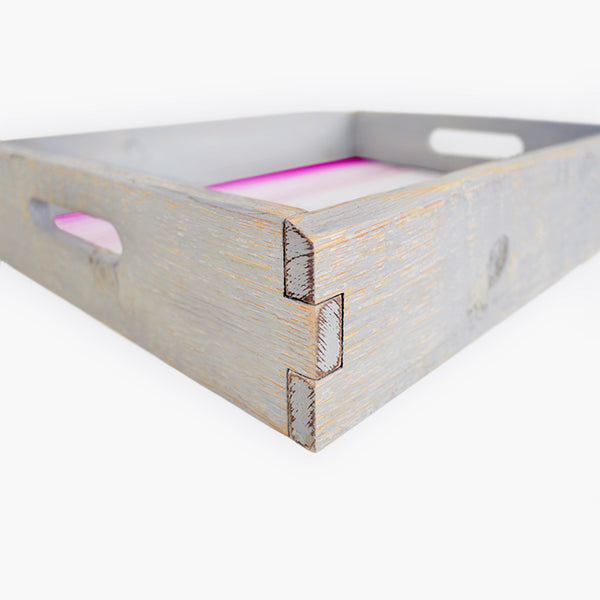 Happy Sanding Serving Tray