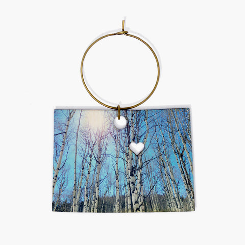 Flaring Wine Charm