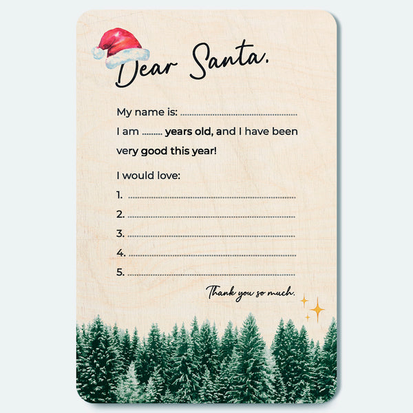 Dear Santa Postcard