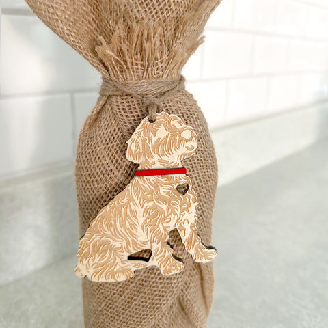 Golden Doodle Gift Tag Ornament