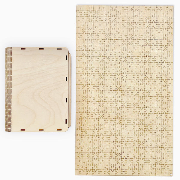 Custom Vertical 500 Piece Wooden Puzzle