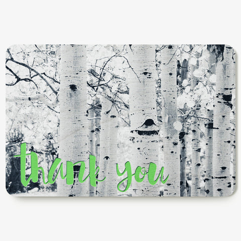 Thank You ~ Trees Postcard